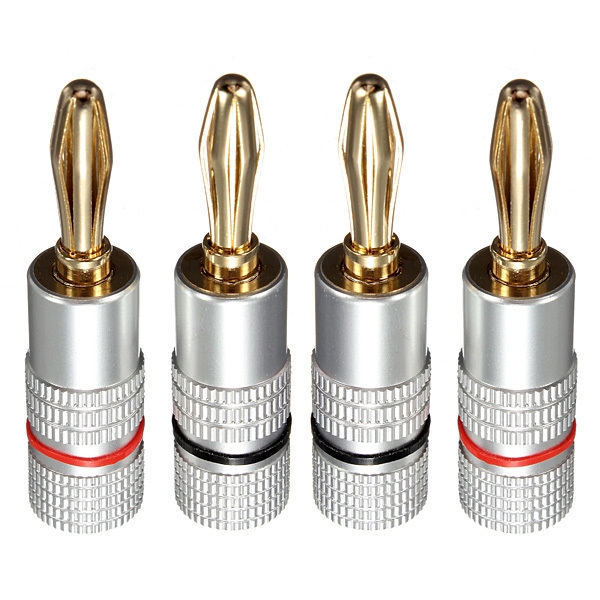 4pcs B1 4mm Draht Musik Lautsprecher Bananenstecker Verbindungsstück