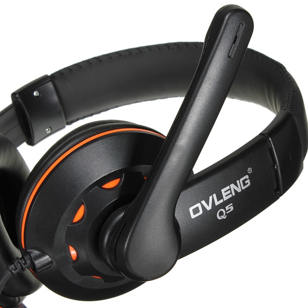 OVLENG OV-Q5 USB 2.0 Stereo-Kopfhörer-Kopfhörer mit Mikrofon