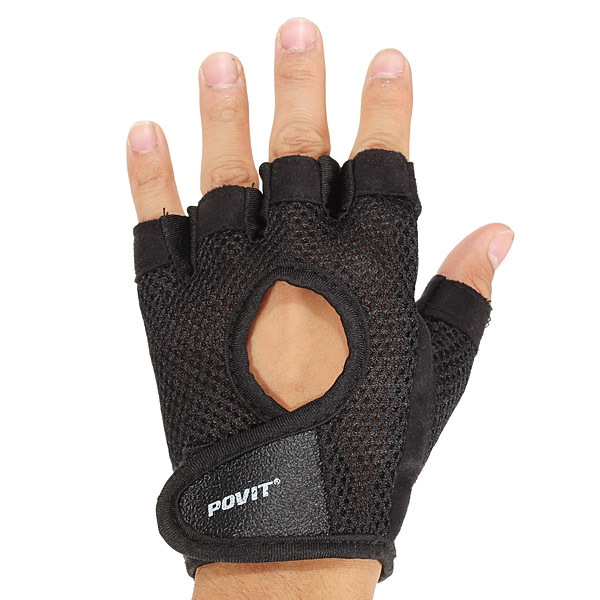 Fahrrad-Fahrrad-Trainingskörper Radfahren Sport Half-Finger-Handschuhe