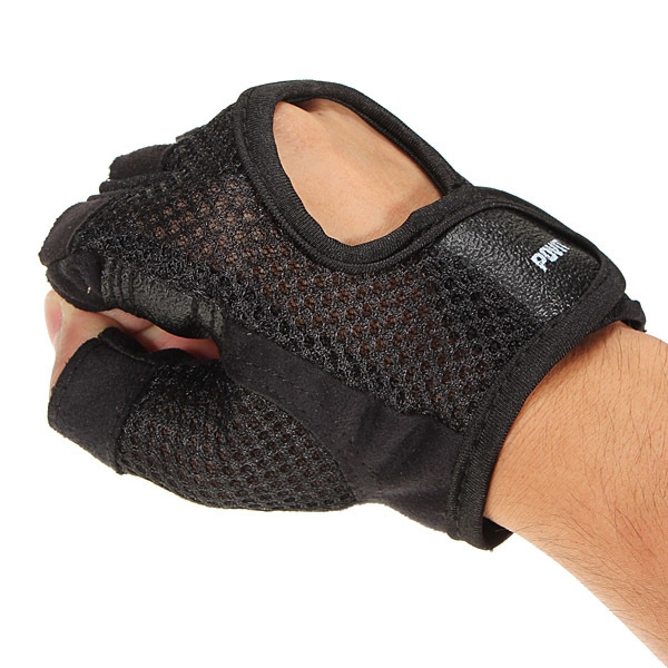Fahrrad-Fahrrad-Trainingskörper Radfahren Sport Half-Finger-Handschuhe