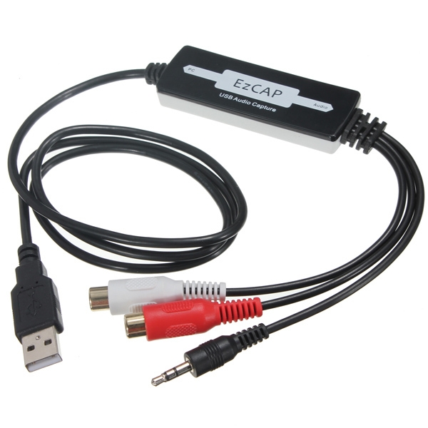 EzCAP 3.5 mm CZoll auf USB 2.0 Audio OGG MP3 WAV Capture Konverter Adapter