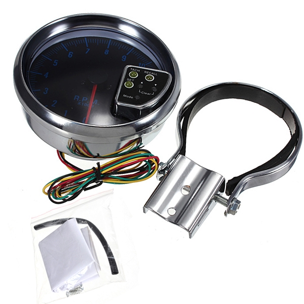 Tachometer Schaltleuchte Alarm Anzeige 8142s Blau LED Objektiv