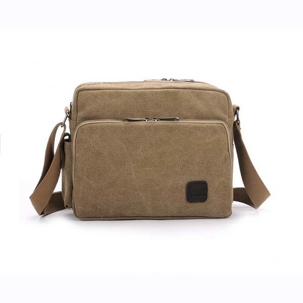 Herren Multifunktions-Leinwand Ein-Schulter Business Casual Bag