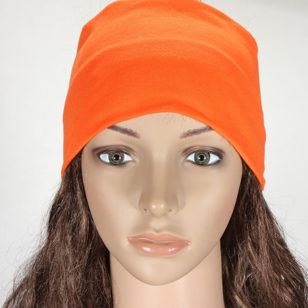 Damen Multicolor Elastische Haarbänder Turban Stretch Breit Yoga Headbrand