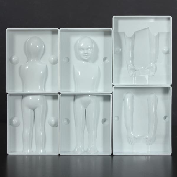 Mädchen 3D Body Shape Fondant Kuchen Einfügen Plunger Cutters Mold