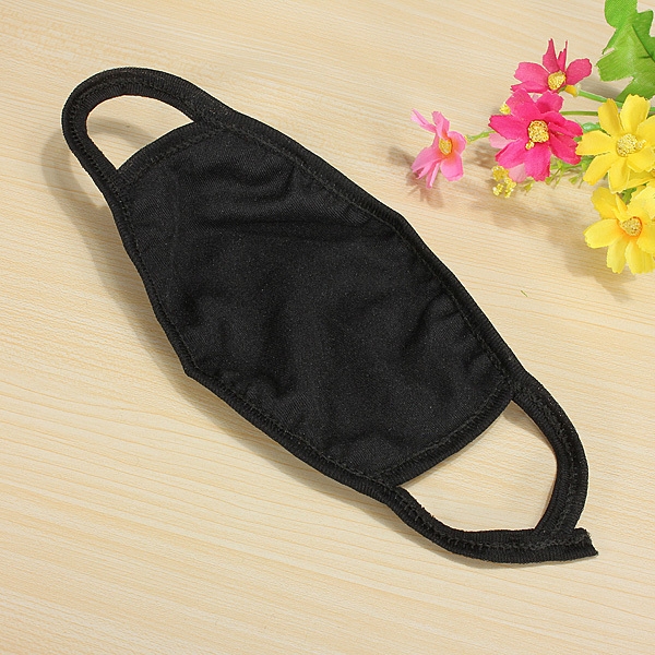 Schwarze Mund Gesichtsmaske Gesundheit Radfahren Antistaub Gesichtsmaske Unisex