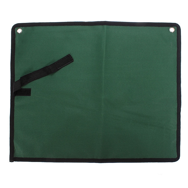 8pcs Taschen Canvas Werkzeugrolle Taschenschraubenschlüssel Aufbewahrungstasche