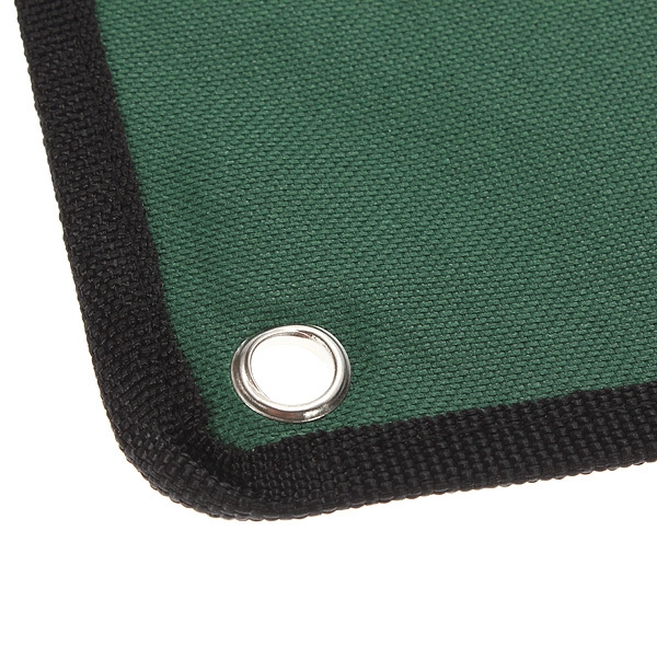 8pcs Taschen Canvas Werkzeugrolle Taschenschraubenschlüssel Aufbewahrungstasche