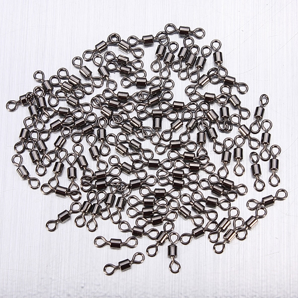 100pcs Angeln Rollen Schwenker Steckverbinder 50LB 