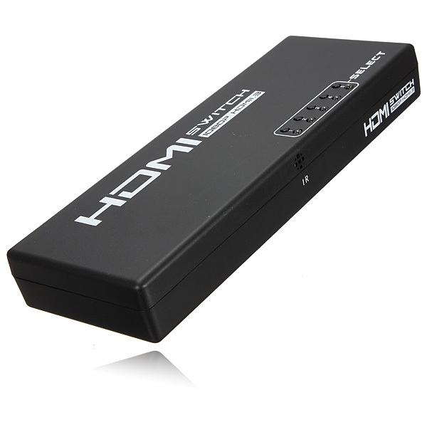 5 Port1080p video HDMI Rangierlok Teiler mit IR Fernbedienung