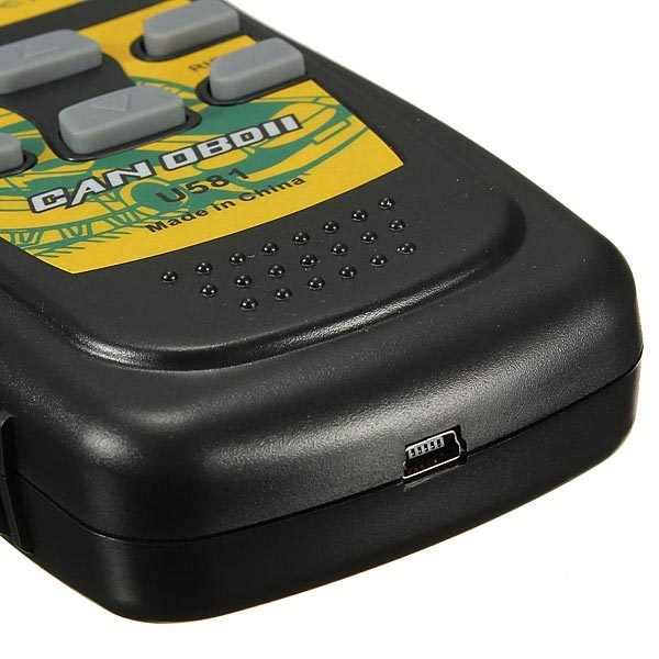 U581 KANN OBDII Selbstdiagnosewerkzeug Scanner Codeleser 15 Pins