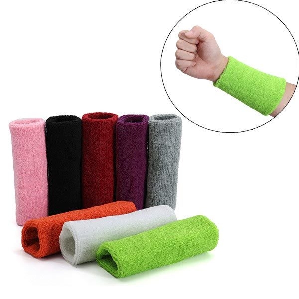 Schweißband Wristband Sport Handgelenk Verpackungs 6Zoll Badminton Yoga Tennis Band