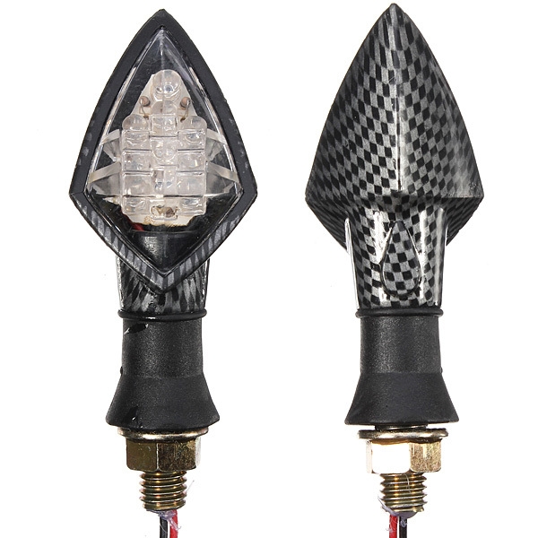 Motorrad-Motorrad-Blinker-Blinker-Lampe Carbon