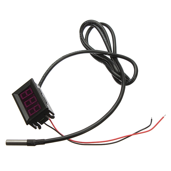 -55 Bis 125 Grad Red LED Digitale Temperaturmessgerät Sensor 