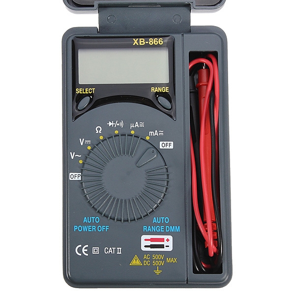 XB-866 LCD-Mini Auto Range AC / DC-Taschen-Digital-Multimeter