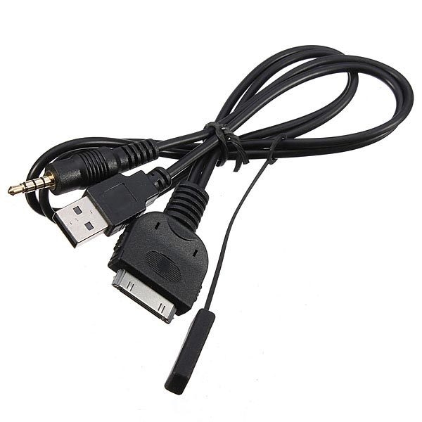 Aux-USB verbindet Kabeladapter für den iPhone kenwood ddx418 318 kdv-415u