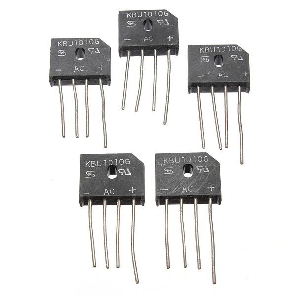 10A 1000V KBU1010 einzelnen Phasen Diodengleichrichterbrücke IC Chip