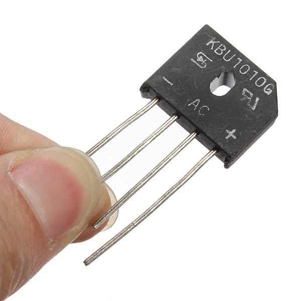10A 1000V KBU1010 einzelnen Phasen Diodengleichrichterbrücke IC Chip