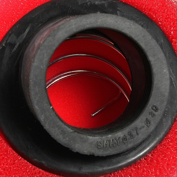 Motorrad Doppel Foam Air Filter Rot Farbe Leistung 