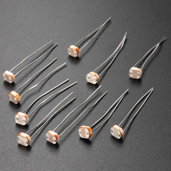 10 PCS 5MM Lichtabhängige Widerstände Photoresistor GL5537 LDR