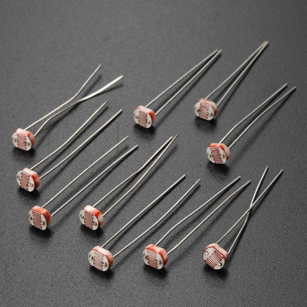 10 PCS 5MM GL5516 Lichtabhängige Widerstand LDR Fotowiderstand