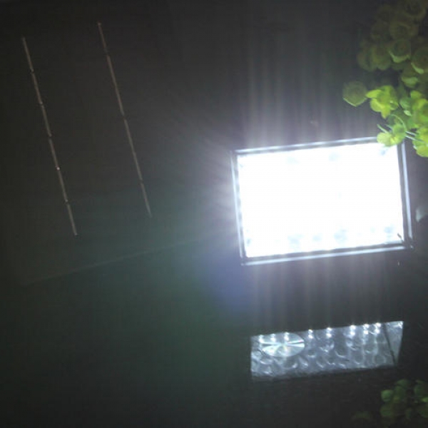 Sonnenmacht 40 LED Pfadpunktwandgestell Außenrasenlicht