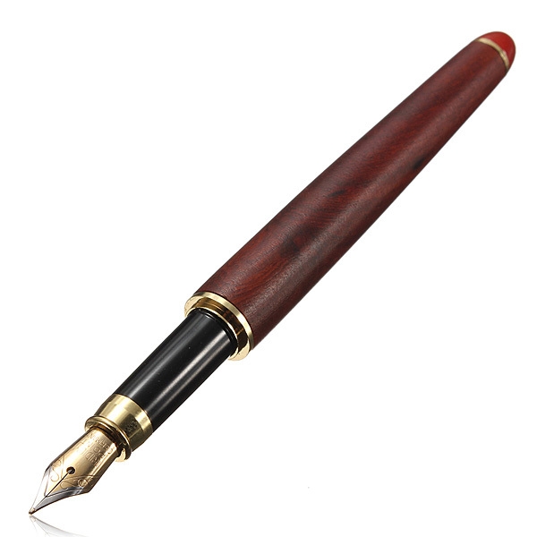 Rosenholz Holz Medium Iridium Feder Füllfederhalter