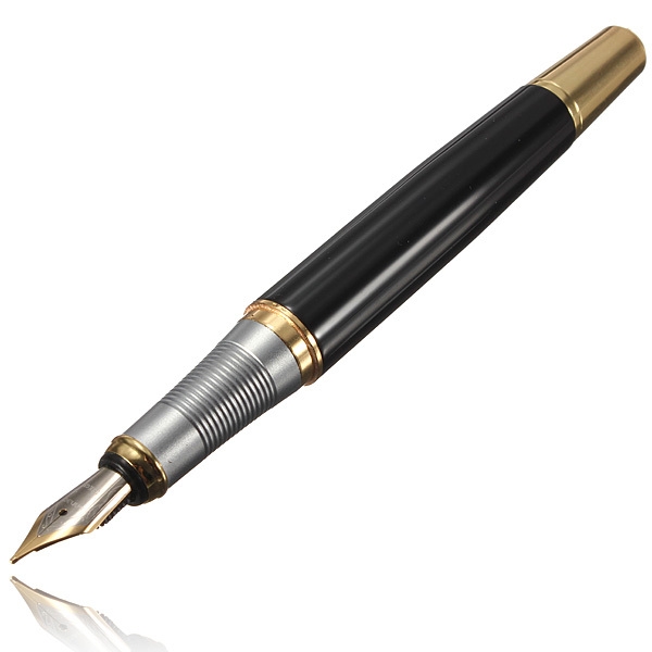 Jinhao250 Mattschwarz Goldene M Feder Füllfederhalter