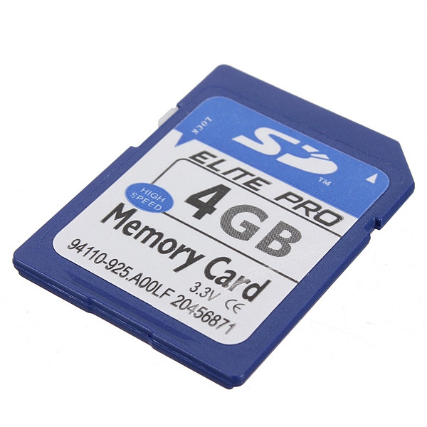 4GB 4G SDHC Secure Digital High Speed Flash Speicher Karte für Kamera