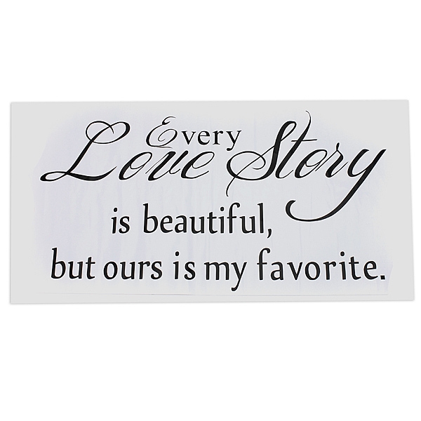 Englisch Sprüche Wall Stickers Love Story Wall Stickers