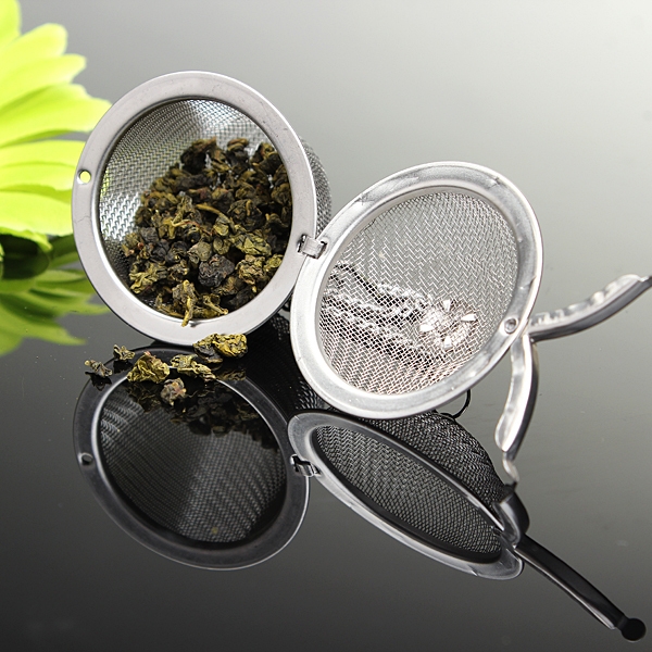 Edelstahl Spice Tea Filter Kräuter Locking Infuser Ineinander greifen Kugel