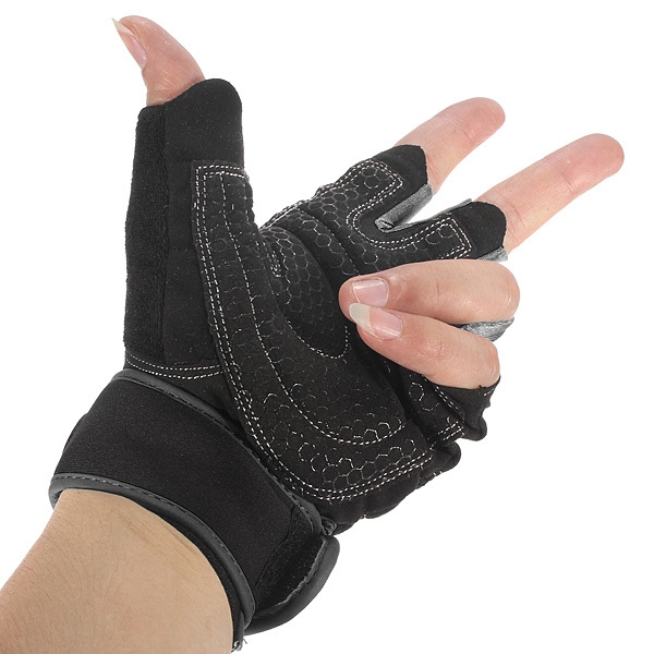 Sport Übung Handschuhe Gewichtheben Fitnesstraining Workout Handgelenk Verpackungs