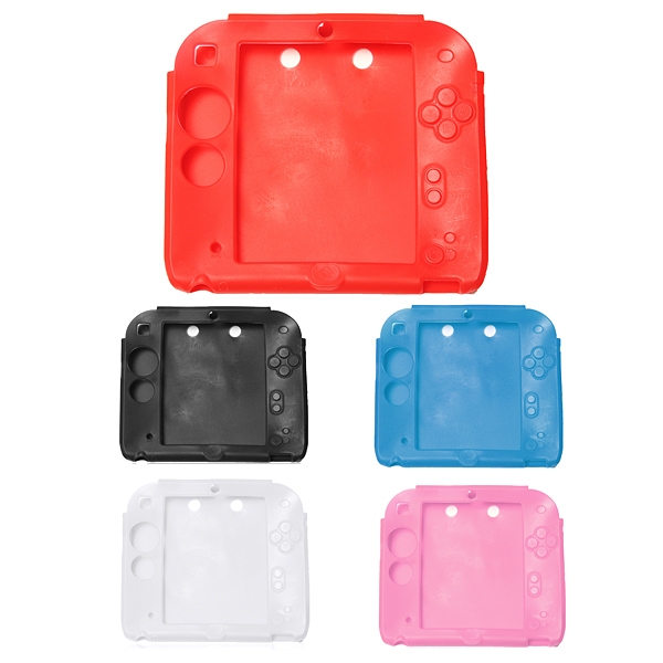 Weiches Silikon Gummi Gel Bumper Gehäuse Hülle für Nintendo 2DS