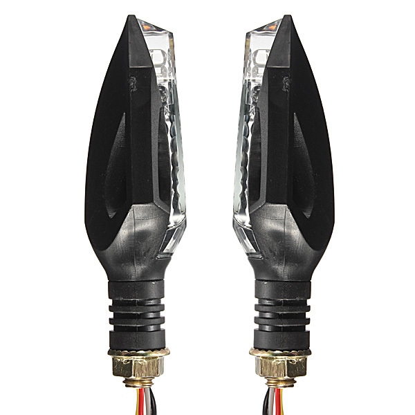 2x universales Motorrad LED Blinkeranzeigelampe 12v