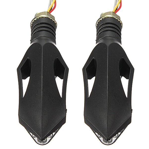 2x universales Motorrad LED Blinkeranzeigelampe 12v