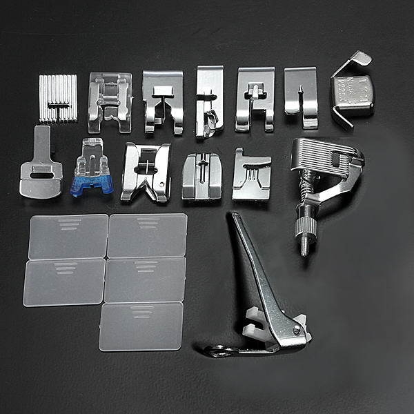 15 PC Nähmaschine Kit Fuss Fuss Zubehörsatz für Janome Toyota