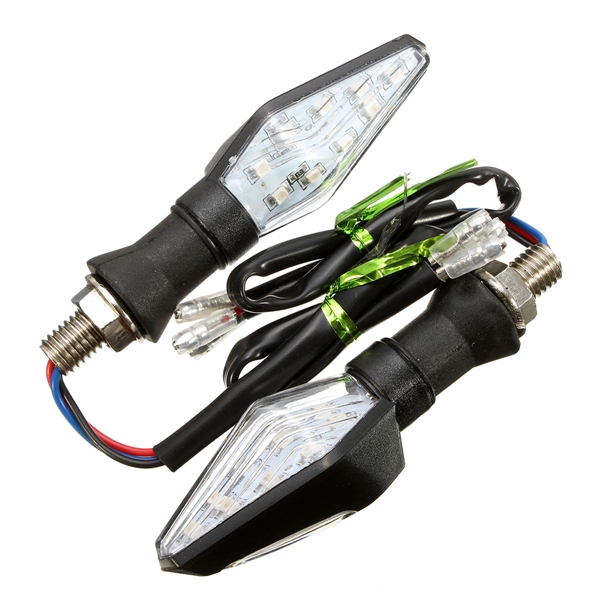 12V LED Motorrad Blinker Indikatoren Blau