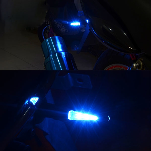 12V LED Motorrad Blinker Indikatoren Blau