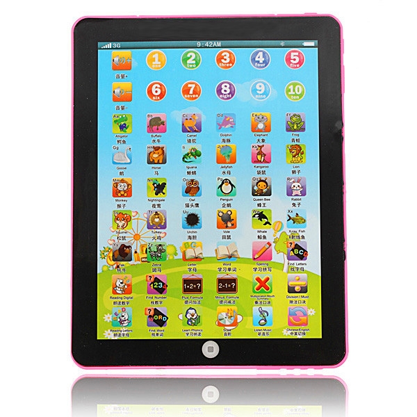 Kid Kinder Englisch lernen elektronische Tablet Pad pädagogisches Spielzeug