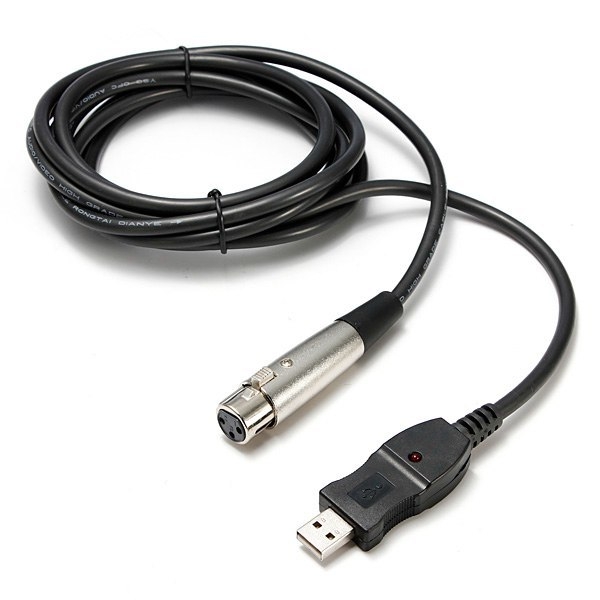 3-M-USB-Mann zu 3pin weiblicher Mikrofonstecker xlr Kabel