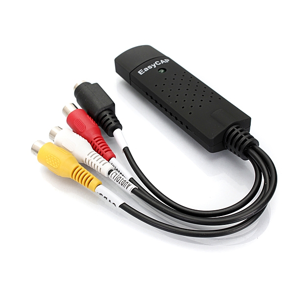 Fernseher DVD Audio Video Grabber Stick Digitalisierung Kabel Scart Adapter
