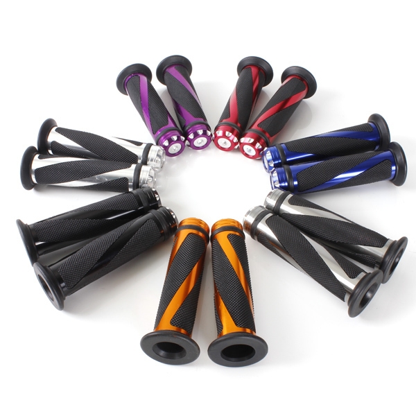 CNC Aluminium Motorrad Lenker Gel Lenkergriffe Bar Rubber