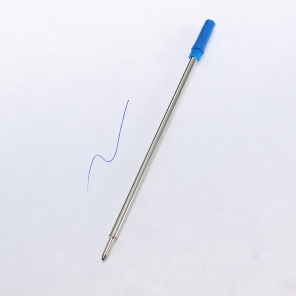 10xQuer Typ Medium Kugelschreiber Blau Ink Refills 