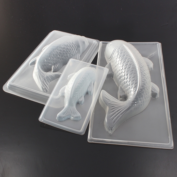 Koi Fische 3D Form Kuchen Schokolade Form Jelly Zucker Handwerk Schimmel Kreativ Backen Werkzeuge