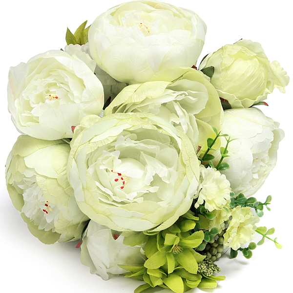 Artificial Silk Pfingstrose blüht Startseite Hochzeit Hochzeitsdekoration 