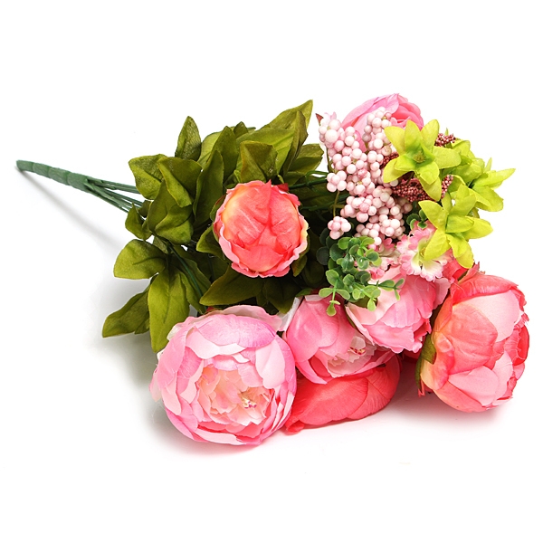 Artificial Silk Pfingstrose blüht Startseite Hochzeit Hochzeitsdekoration 