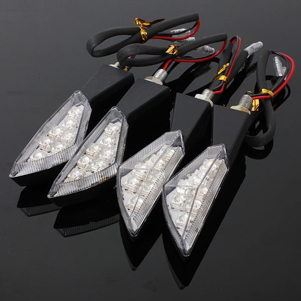 7 LED Bernstein Universalmotorrad Blinker Licht Lampe