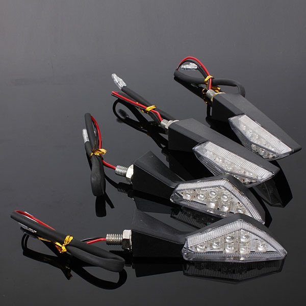 7 LED Bernstein Universalmotorrad Blinker Licht Lampe