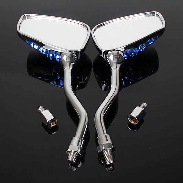 8mm Motorrad-Motorrad-hintere Ansicht Skeleton Schädel-Handklauen-Seitenspiegel