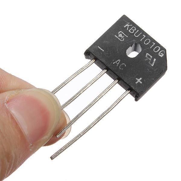 5pcs 10A 1000V KBU1010 einzelnen Phasen Diodengleichrichterbrücke IC Chip